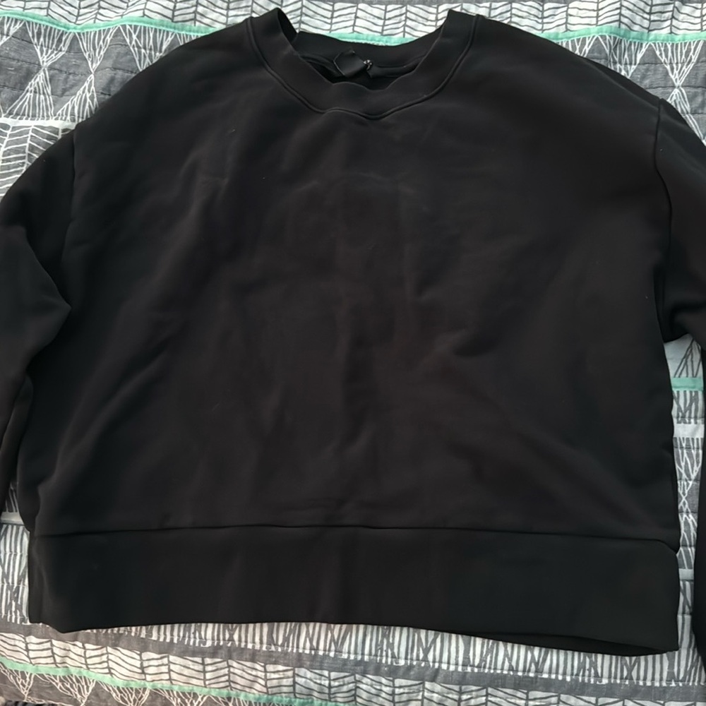 Cute black scoop neck